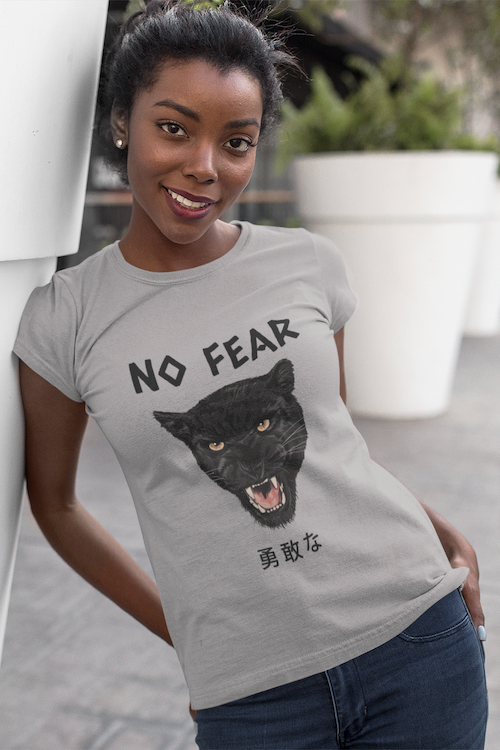 No Fear Japanese Panther T-Shirt