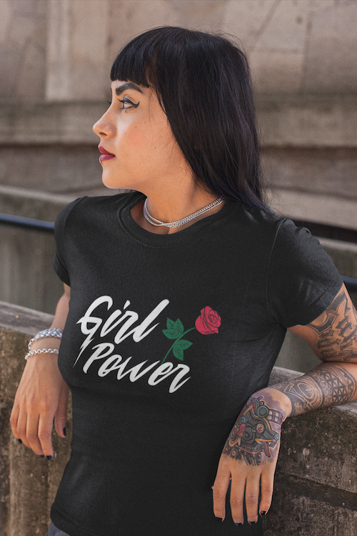 Girl Power Rock Style T-Shirt