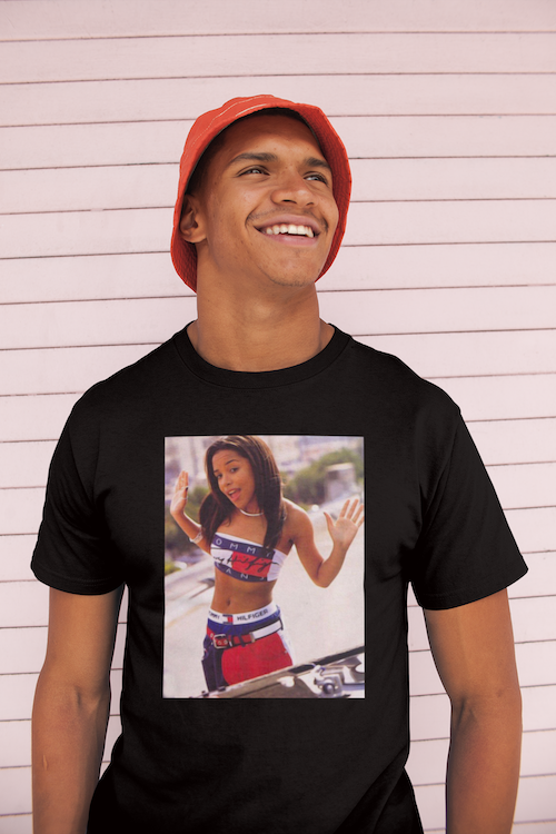 Vintage Style Aaliyah Graphic Tee -   Graphic tees vintage, Graphic  tees, Graphic tee outfits