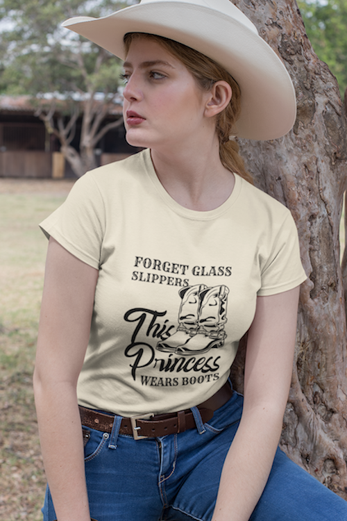 Cowgirl Boots Quote T-Shirt
