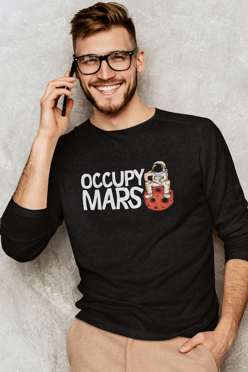 Occupy mars best sale t shirt